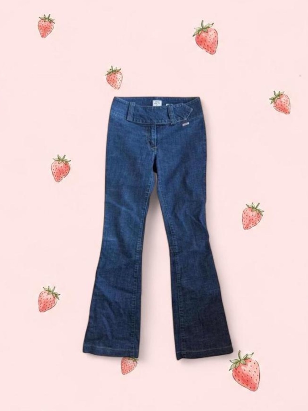 Miss Sixty Dark Blue Flare Jeans - Picture 2 of 5
